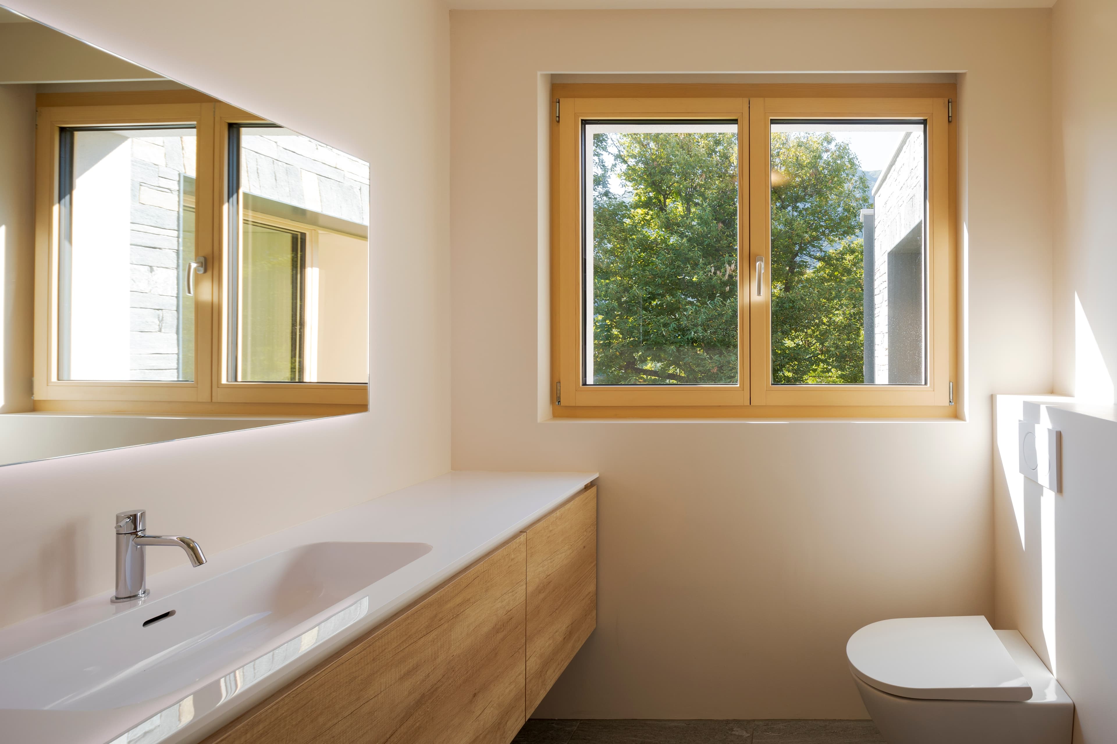 Modern bathroom background