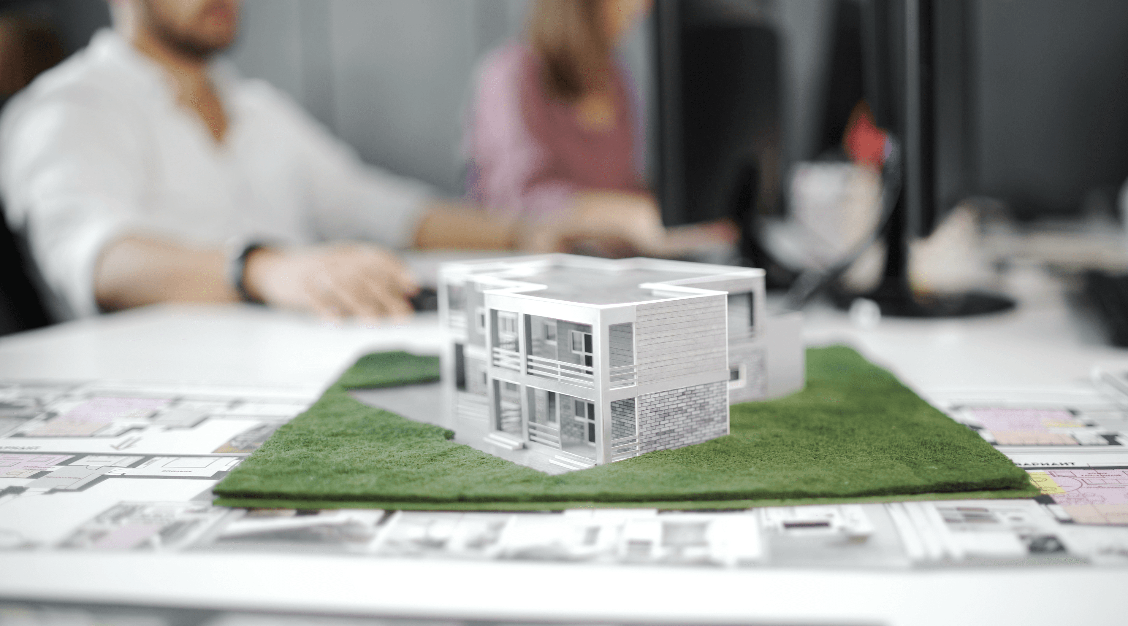 Professional contractors working