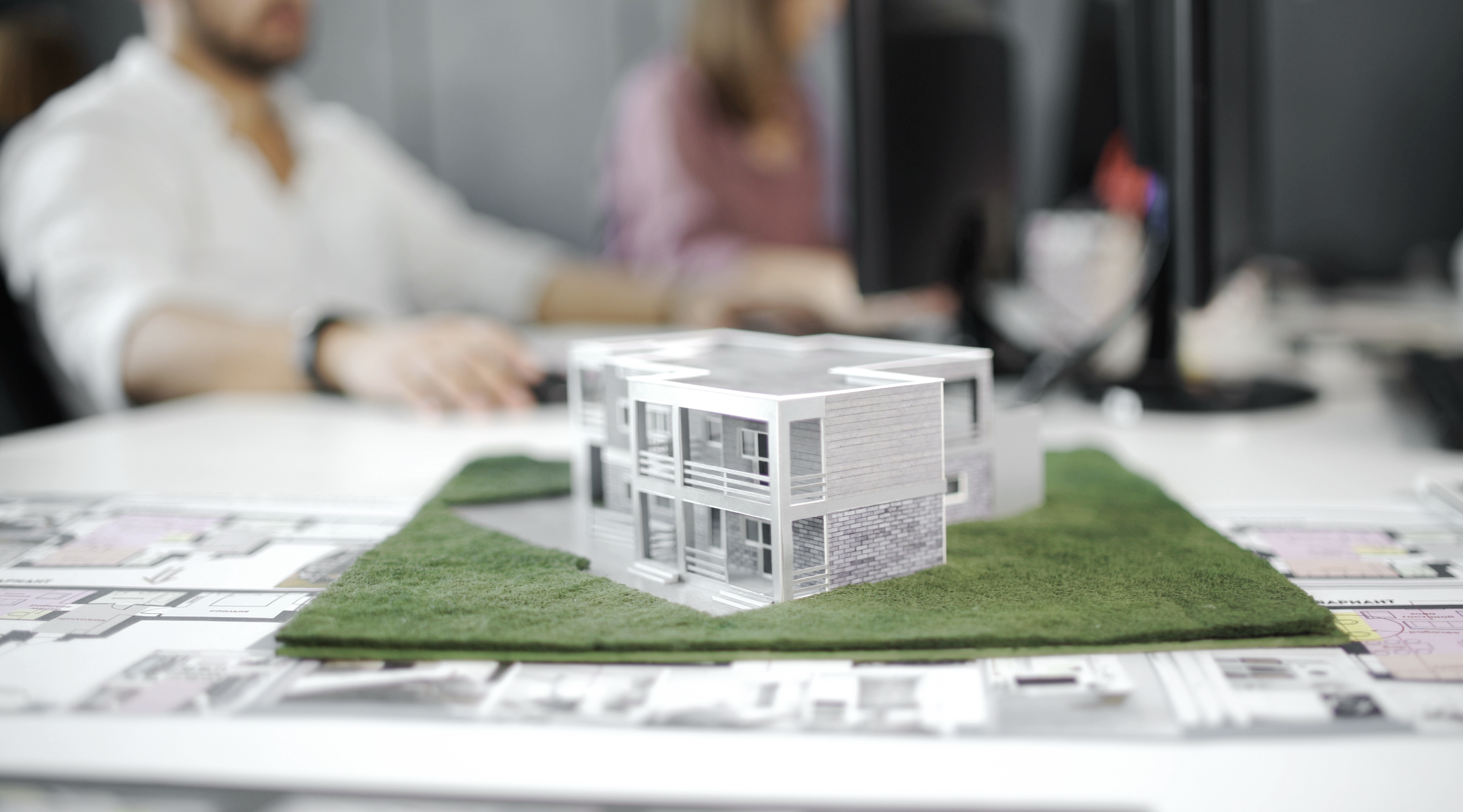 Professional contractors working